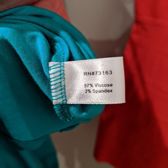 Boston Proper Green Viscose/Spandex Dress Front Tie Accent (New) - Size M - Picture 4 of 4